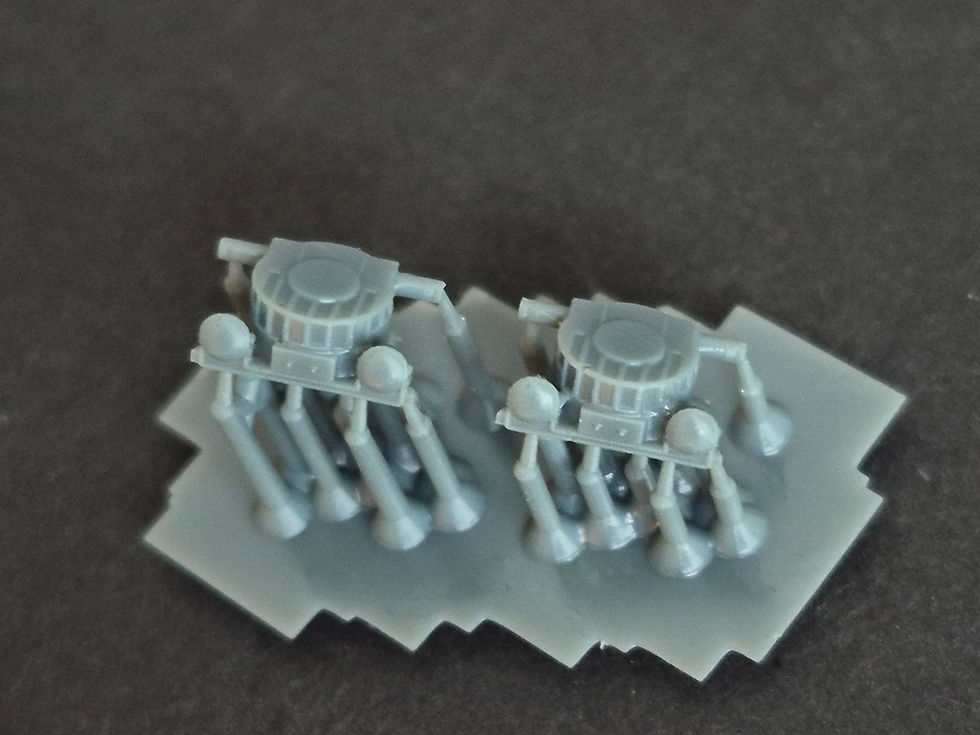 Thumbnail: 1/700 HACS Mk.VI Fire Control Directors for HMS Anson, Battle-class, etc.