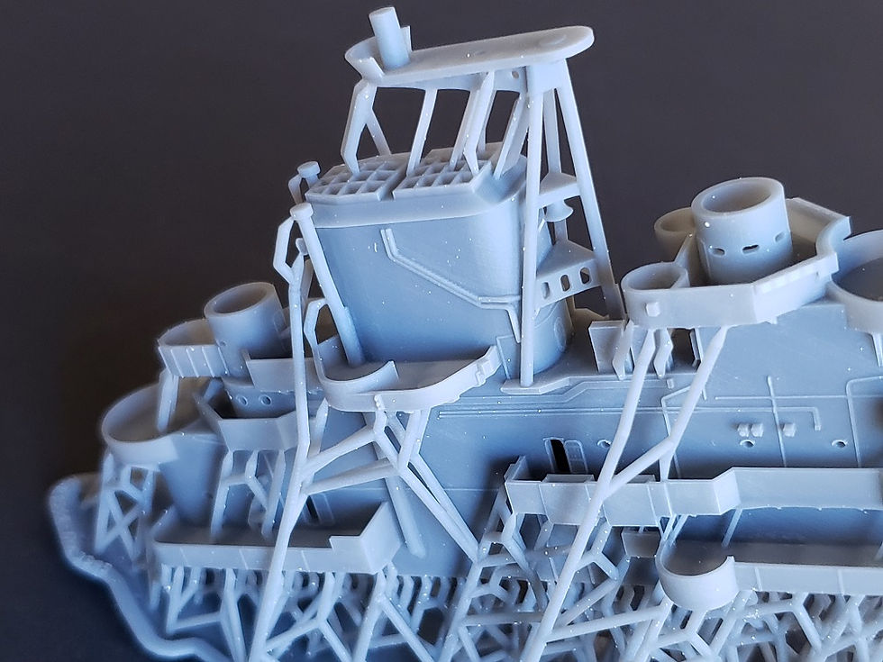 Thumbnail: 1/350 USS Bon Homme Richard CV-31 Island, November, 1944 - December, 1945