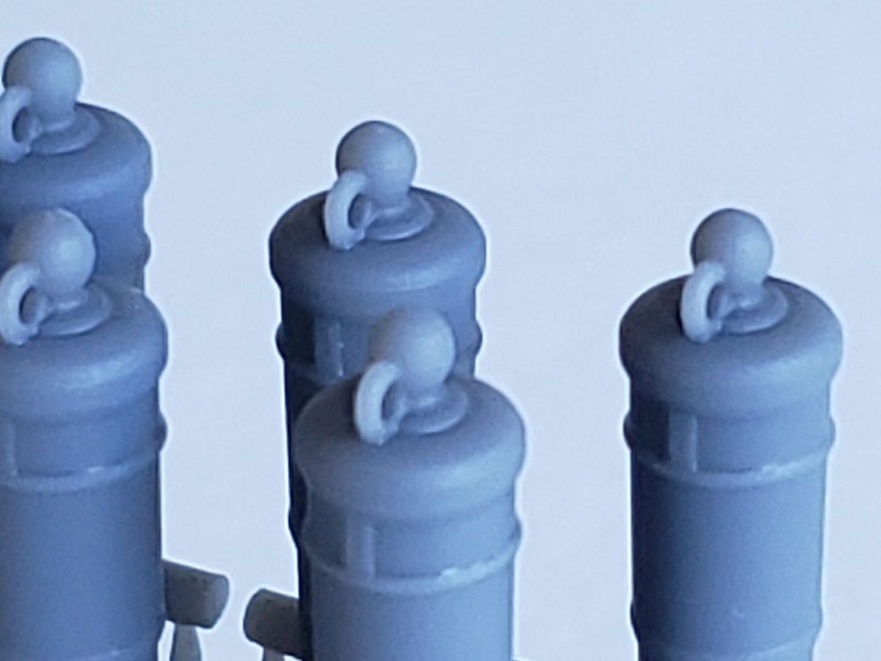 Thumbnail: 1/72 Royal Navy 18-pounder Cannons, long, Blomefield 1790