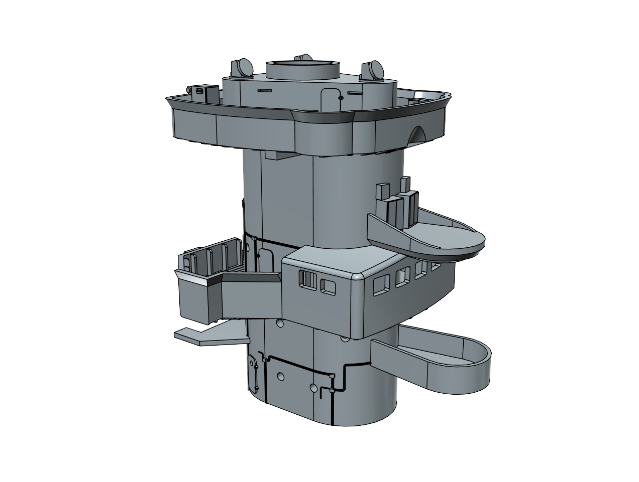 1/200 Gneisenau Admiral's Bridge, 1941 "Operation Berlin"