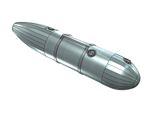 1/72 Drop Tanks, 108-gallon, for World War Two-era Fighter