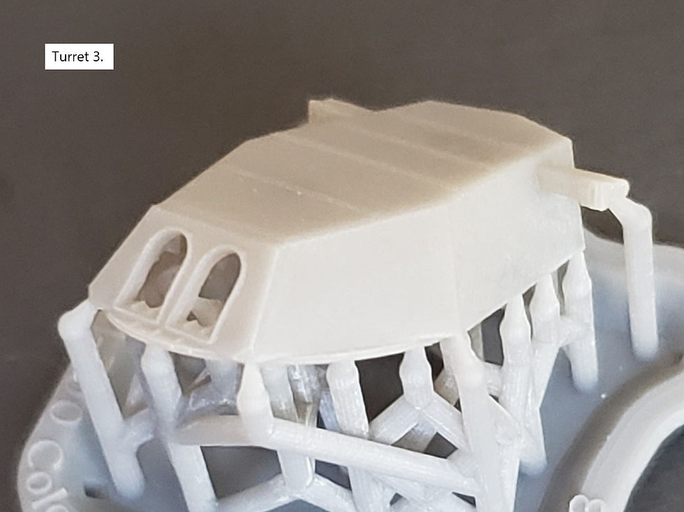 Thumbnail: 1/700 USS Colorado, USS Maryland and US West Virginia Turrets, late