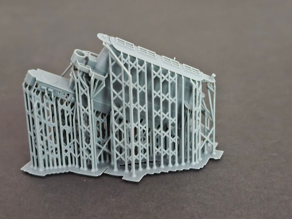 Thumbnail: 1/700 USS Saratoga CV-3 Funnel, 1942-1943