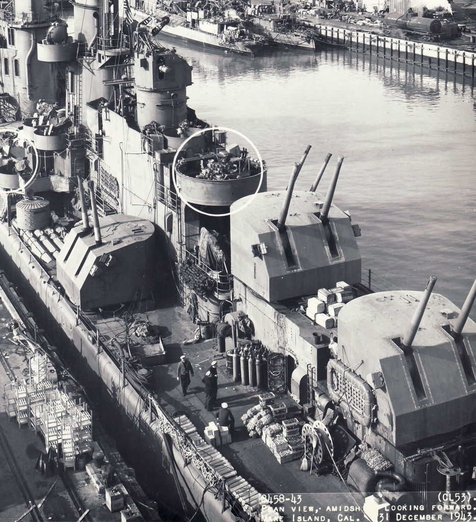 Thumbnail: 1/350 Fast Battleship and Cruiser 5"/38 Mk.28 Mounts (Turrets), with trunnions