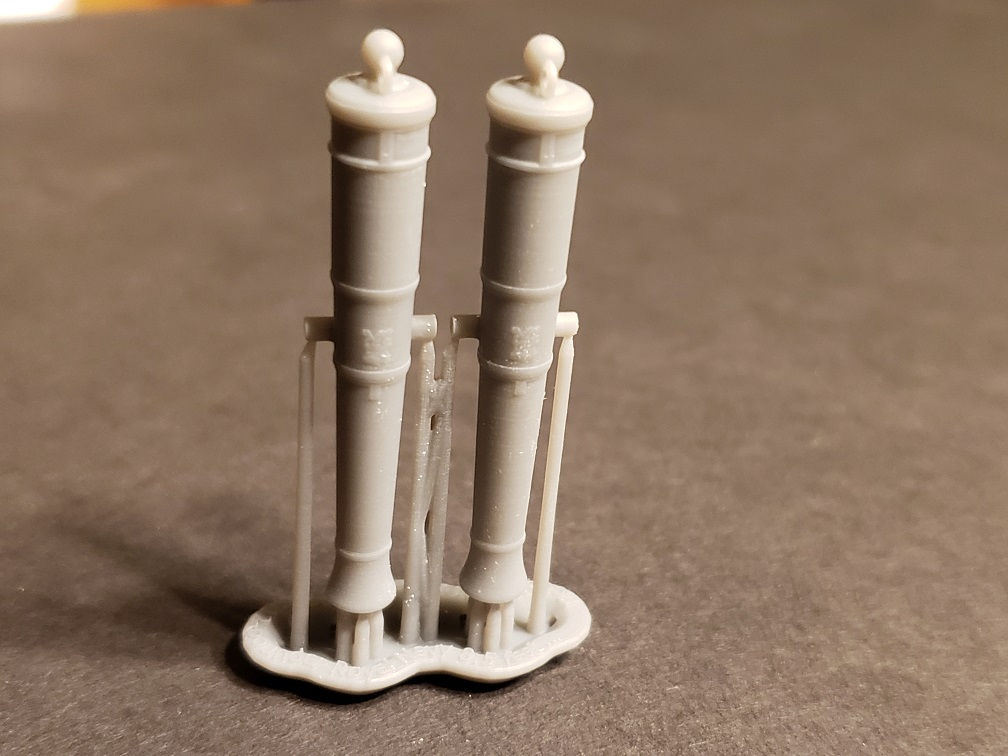 1/64 Royal Navy 12-pounder Cannons, Blomefield 1790 medium-pattern