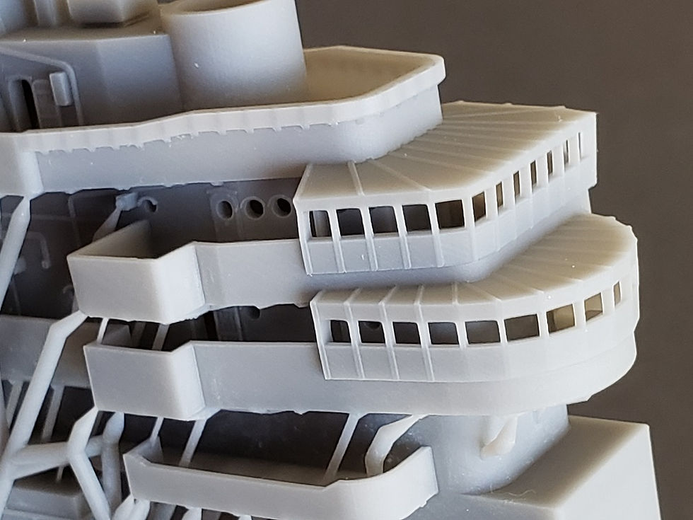 Thumbnail: 1/350 USS Kearsarge CV-33 Island, 1952-1955 (Korean War)