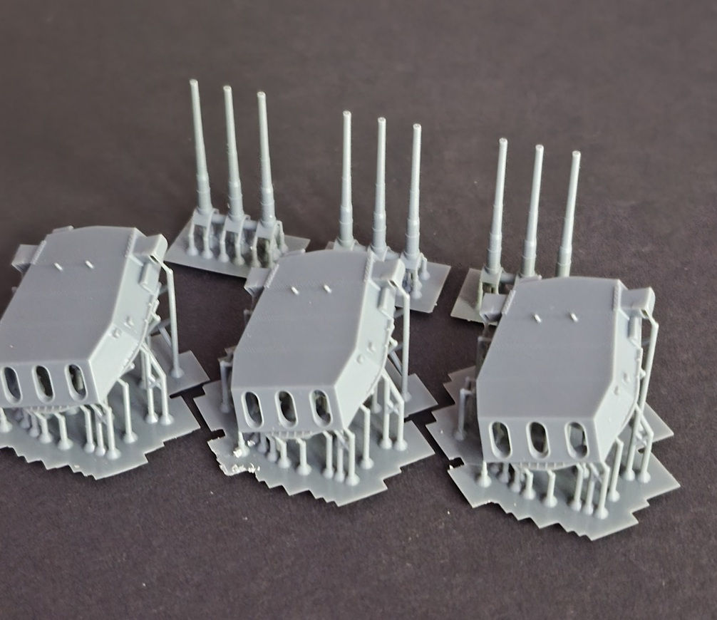 1/570 USS North Carolina BB-55 and USS Washington BB-56 16"/45 cal. Turrets