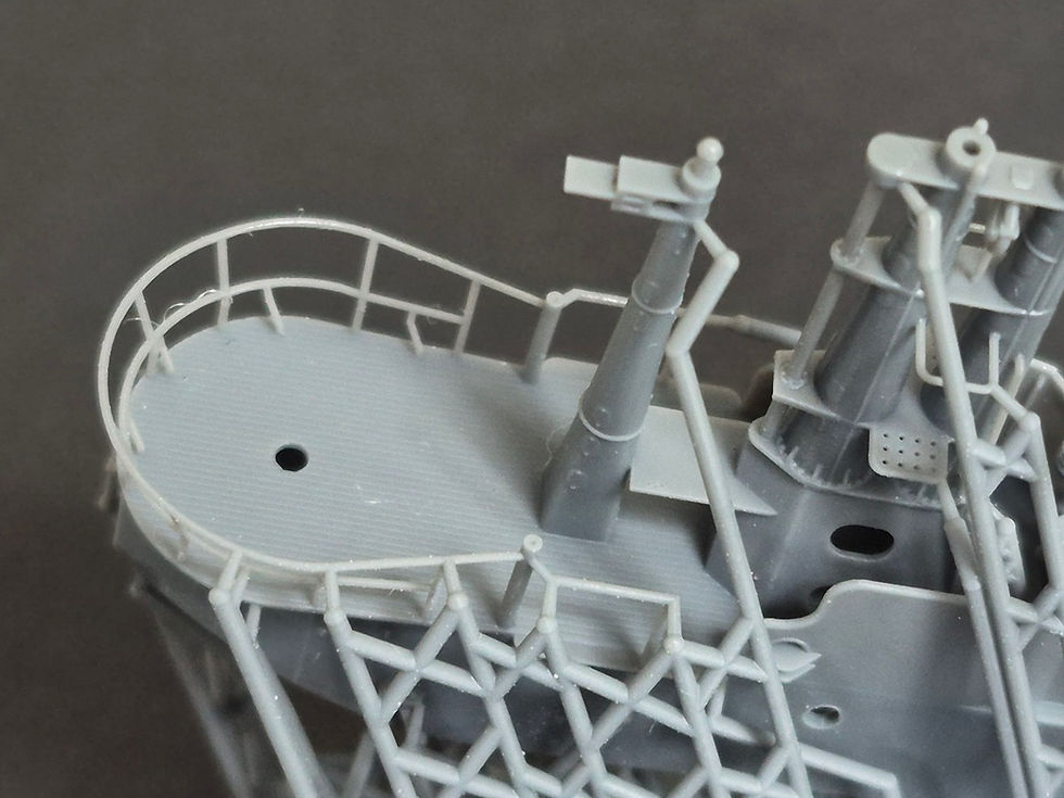 Thumbnail: USS Balao SS-285 Fairwater, 1945, for Revell