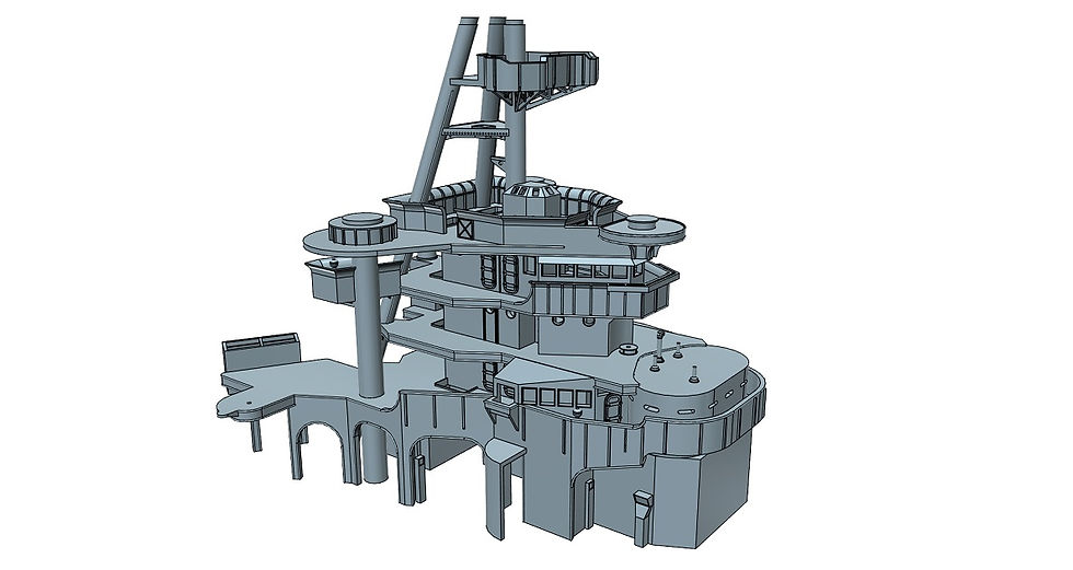 Thumbnail: 1/426 USS Arizona BB-39 Superstructure, 7 December 1941