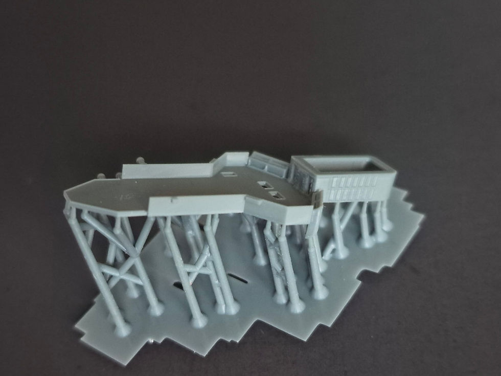 Thumbnail: 1/700 USS St. Paul CA-73 Enclosed Bridges, 1968
