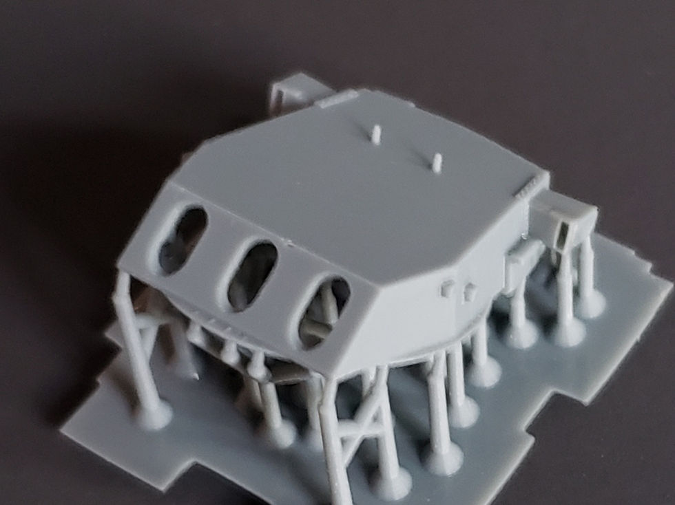 Thumbnail: 1/700 USS South Dakota, USS Indiana, USS Massachusetts and USS Alabama Turrets