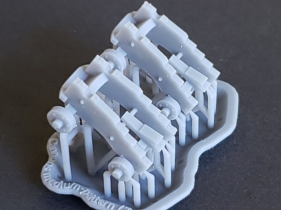 Thumbnail: 1/84 Carriages for 12-pounder "medium-pattern" Cannons