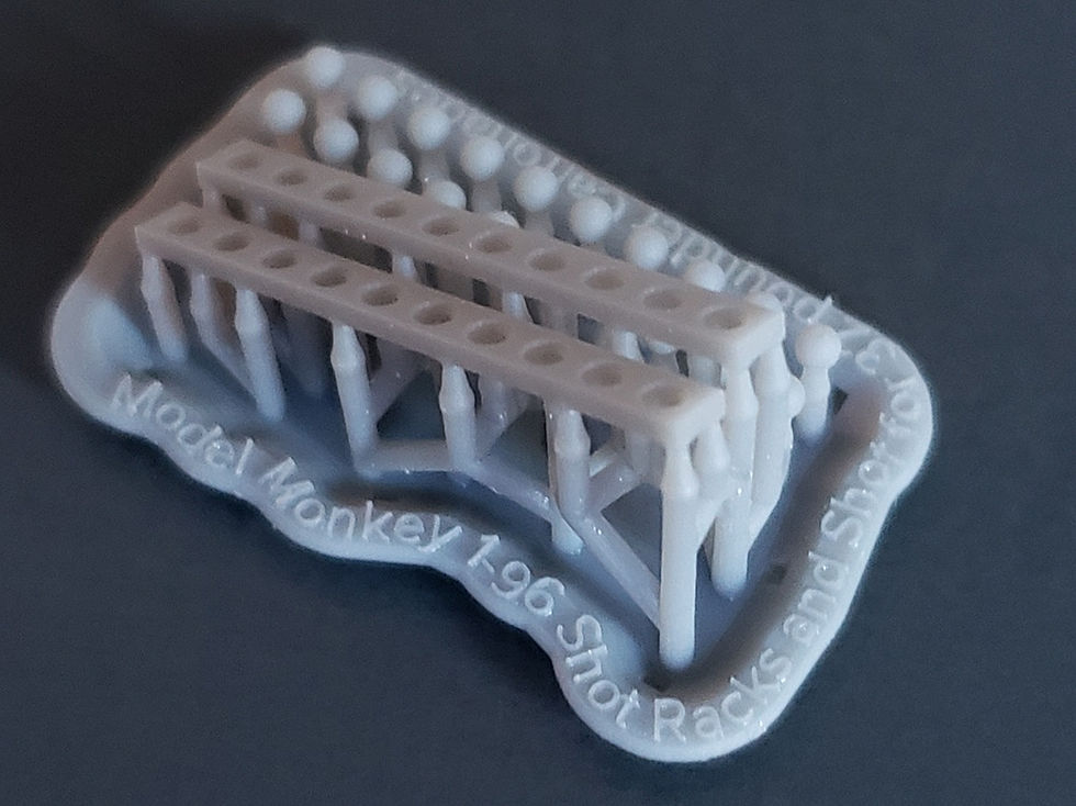 Thumbnail: 1/96 Shot Racks and Shot for 32-pounder Carronades