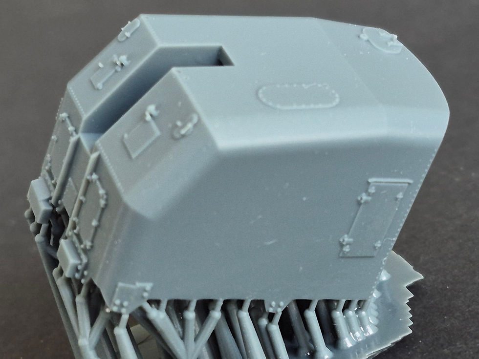 Thumbnail: 1/125 "Square Bridge" Fletcher-class 5"/38 cal. Mk.30 Mounts (Turrets)