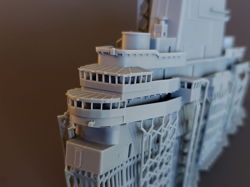 Thumbnail: 1/350 USS Oriskany CV-34 Island, 1950-1954 (Korean War)