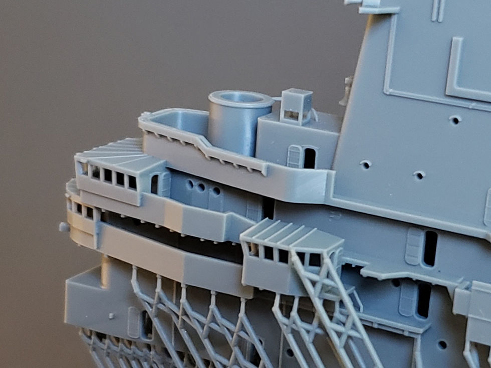 Thumbnail: 1/350 USS Oriskany CV-34 Island, 1950-1954 (Korean War)