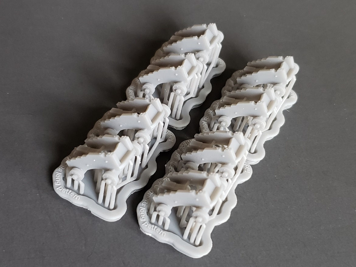 1/96 Carriages for 18-pounder Cannons, "long-pattern"