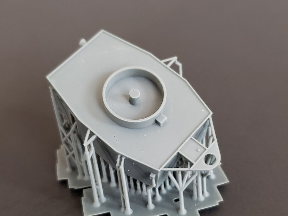 Thumbnail: 1/192 Fletcher-class "Square-bridge" Pilot House, Bath Iron Works-type