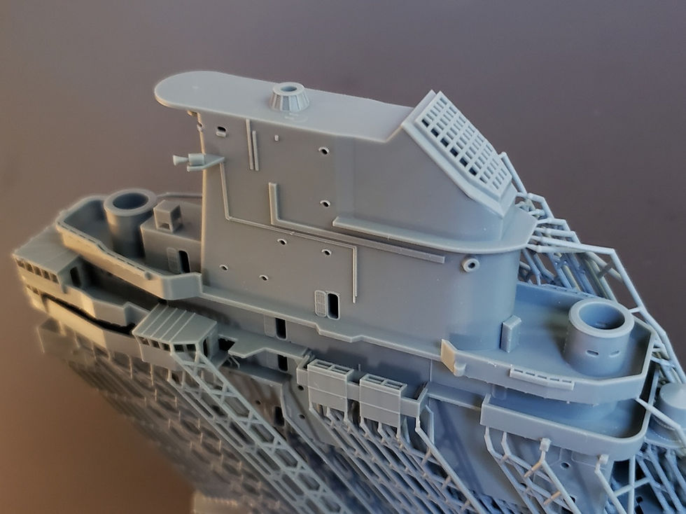Thumbnail: 1/350 USS Oriskany CV-34 Island, 1950-1954 (Korean War)