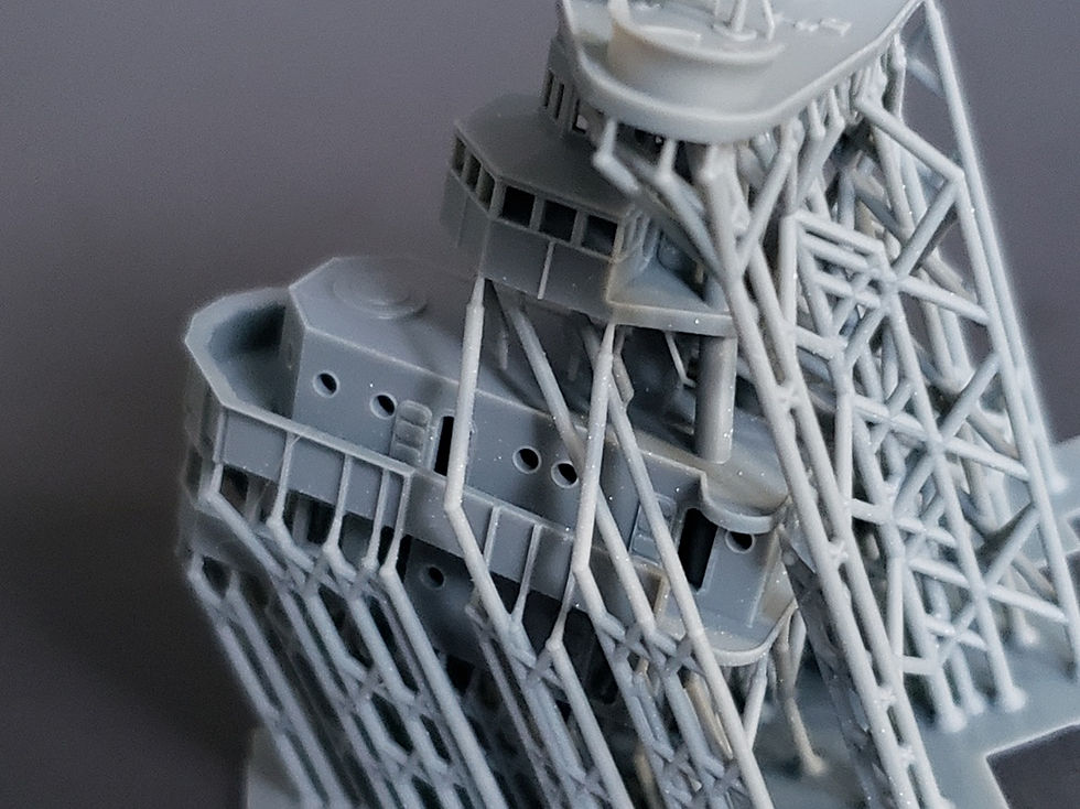 Thumbnail: 1/350 USS Saratoga CV-3 Island, 1933-1935