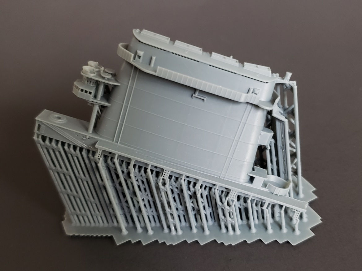 1/700 USS Lexington CV-2 Funnel, 1941-March, 1942