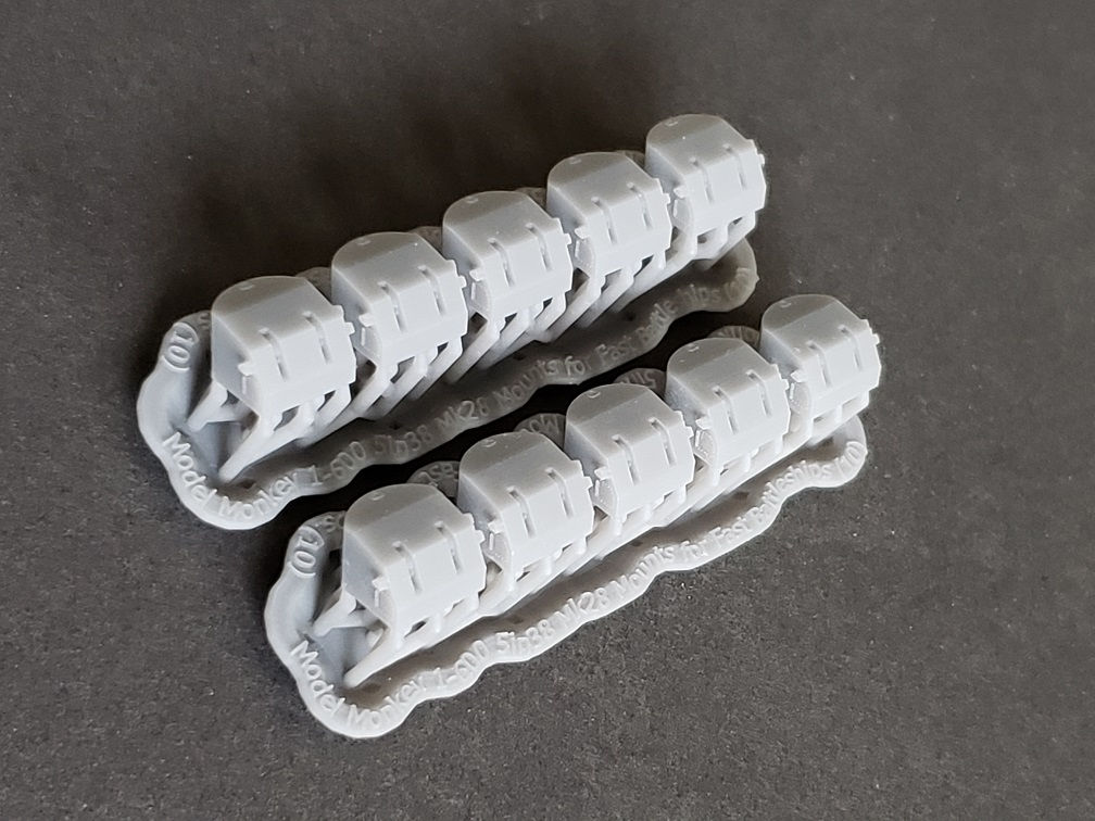 1/600 Fast Battleship and Cruiser 5"/38 cal. Mk.28 Mounts (Turrets)