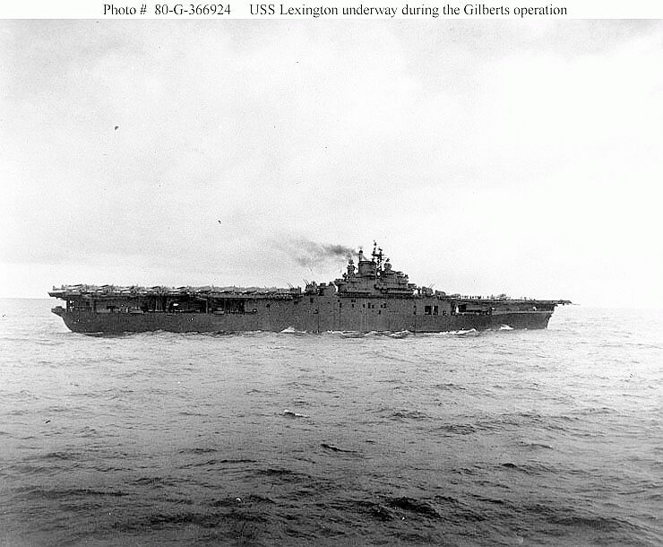 Thumbnail: 1/350 USS Lexington CV-16 Island, February - December 1943