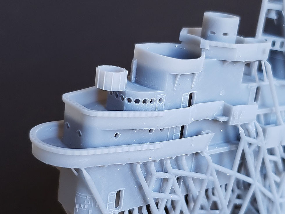 Thumbnail: 1/350 USS Bon Homme Richard CV-31 Island, November, 1944 - December, 1945