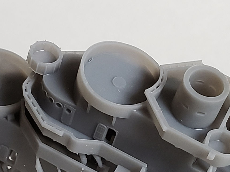 Thumbnail: 1/350 USS Lexington CV-16 Island, February - December 1943