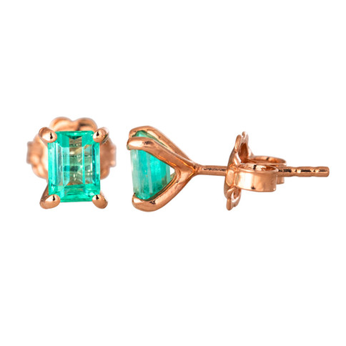 Discover stunning Emerald Earrings in Gold, 1.15 ct of natural beauty at Emerald Whisper Jewellery. Elevate your confidence w
