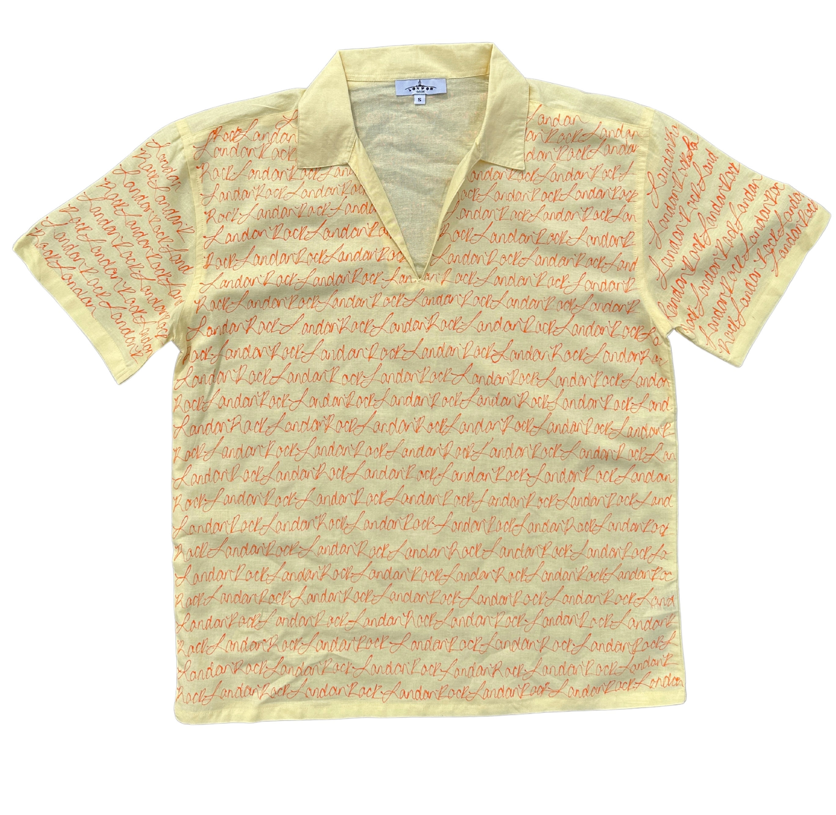 MEN'S CREAMSICLE LINEN SHIRT