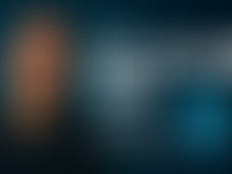 One person crew hero image for Wix, creator portrait left, gear clipboard icon right, teal background, clean typography