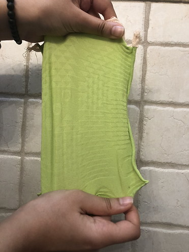stretched green elastic.heic