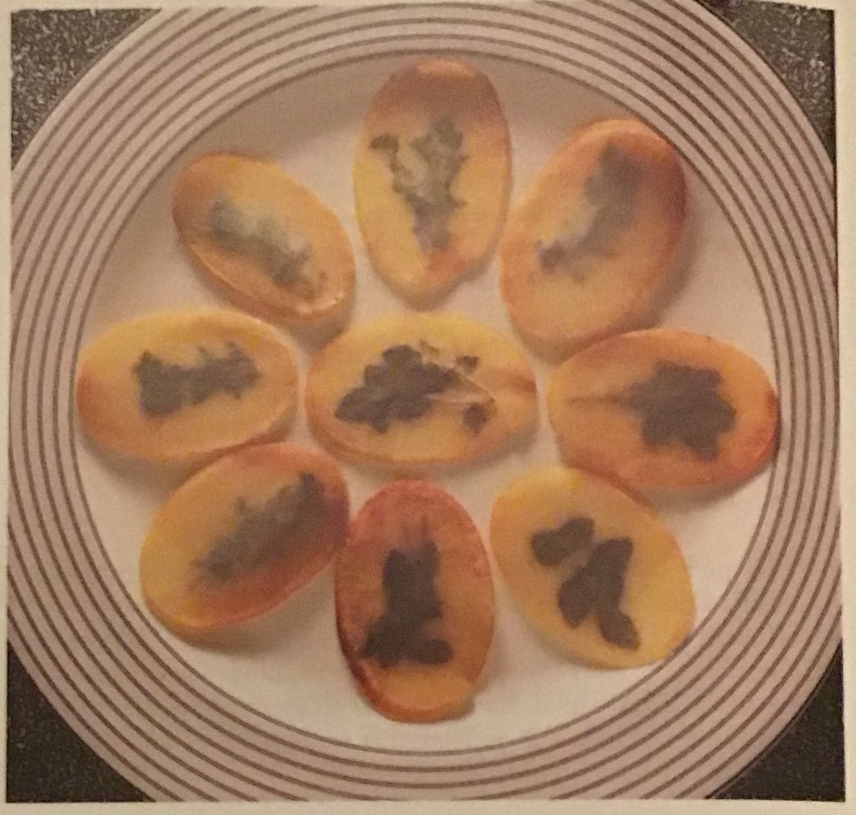 Transparent Potato Chips with Herbs