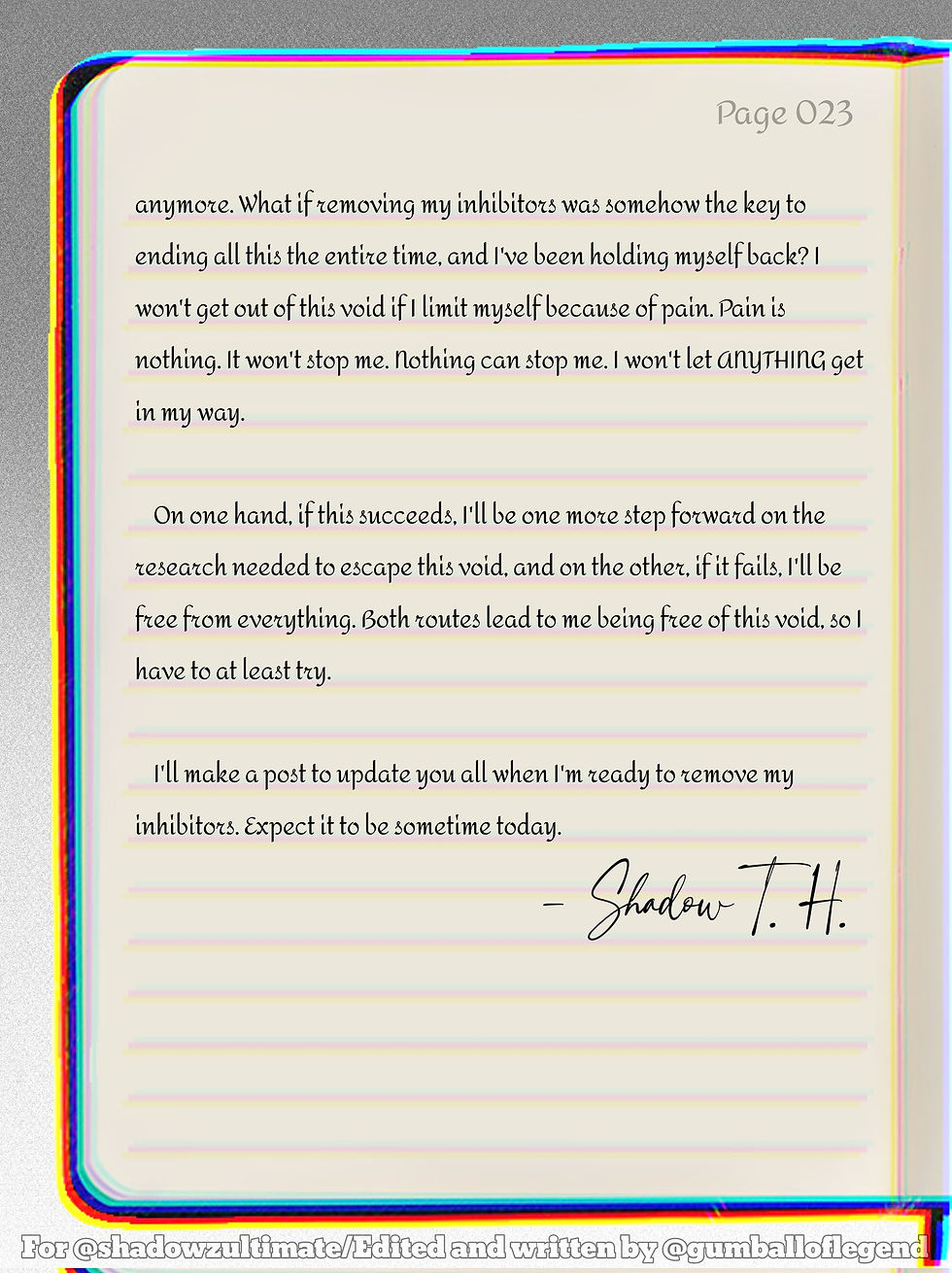 22.3 | Shadow's Journal