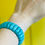 Thumbnail: Chunky Turquoise Half Moon Bracelet