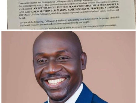 Representative Kpoto Proposes Severe Punishment for Gays