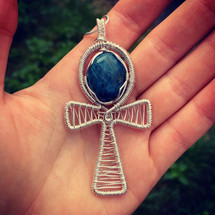 Egyptian Ankh Apatite - Clearing Illusion