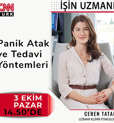 CNN Türk panik atak röportajı