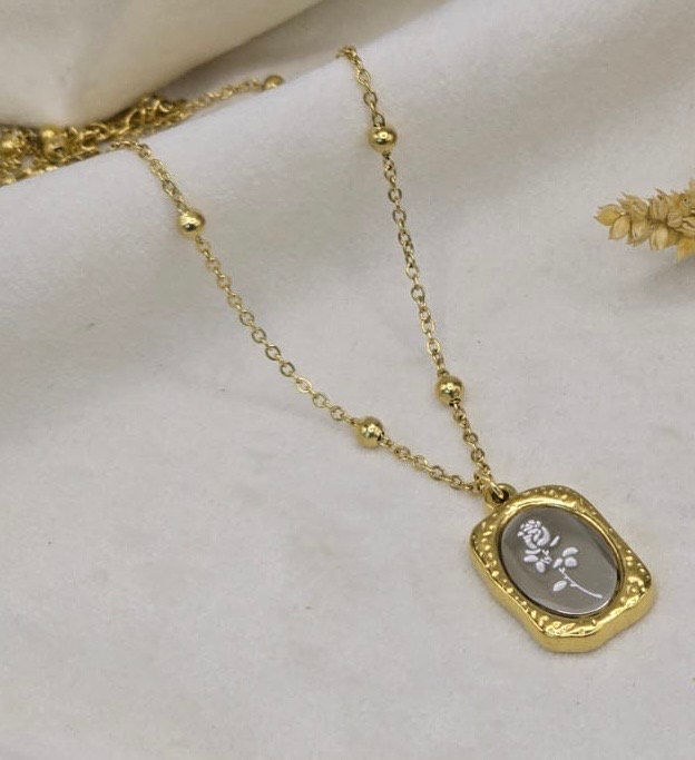 Thumbnail: The Eternal Rose Necklace with gift box for women