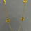 Thumbnail: Gold finish Multi clover necklace for women with multi color clover charm