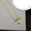 Thumbnail: Celestial charm necklace - Seashell with pearl and chunky starfish charm pendant necklace for coastal lovers