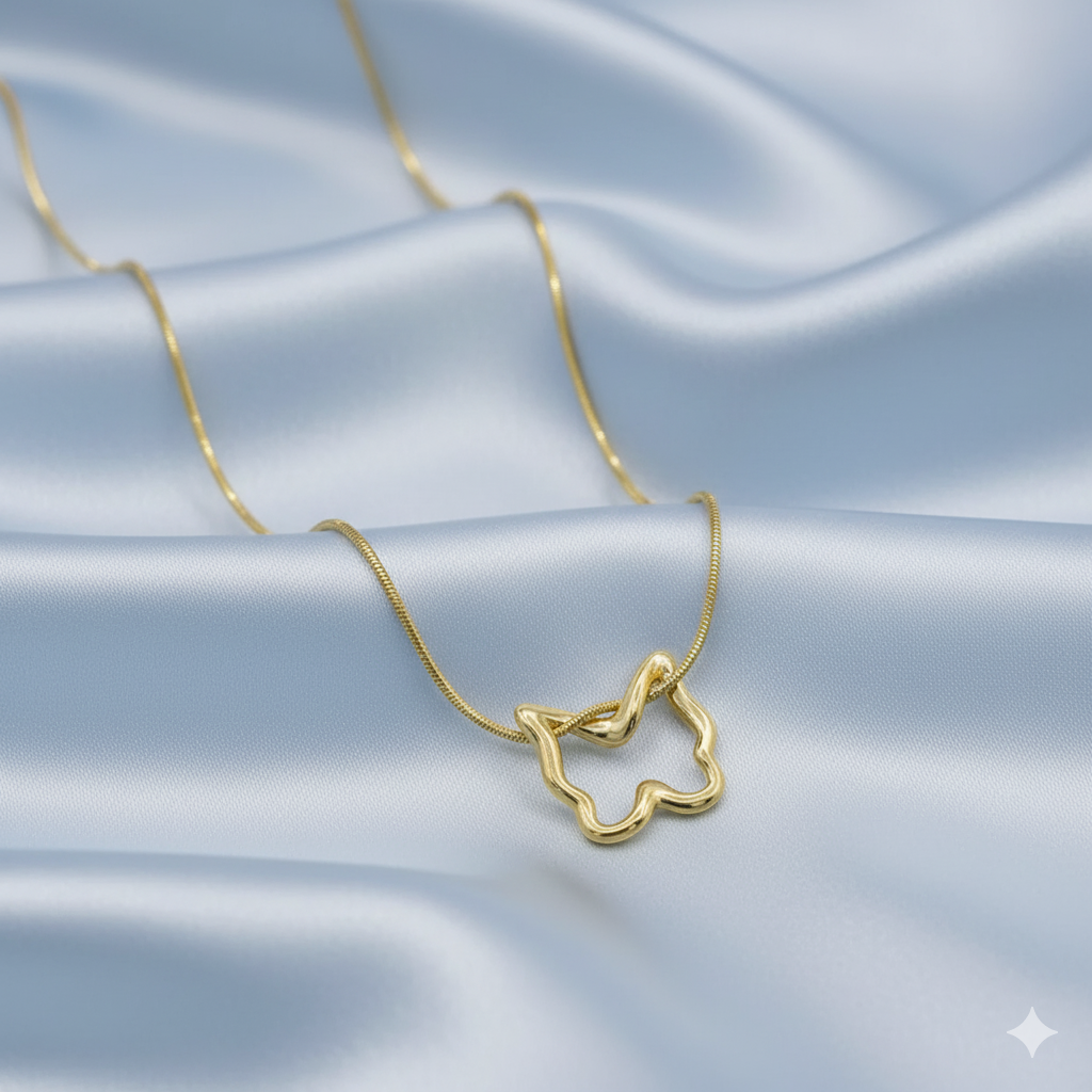 vintage butterfly necklace with antique butterfly pendant charm