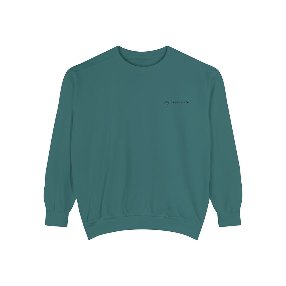 Sexy Warrior Man Embroidered Sweatshirt