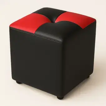 Miniatura: Puff   HVM  Boton negro con rojo 