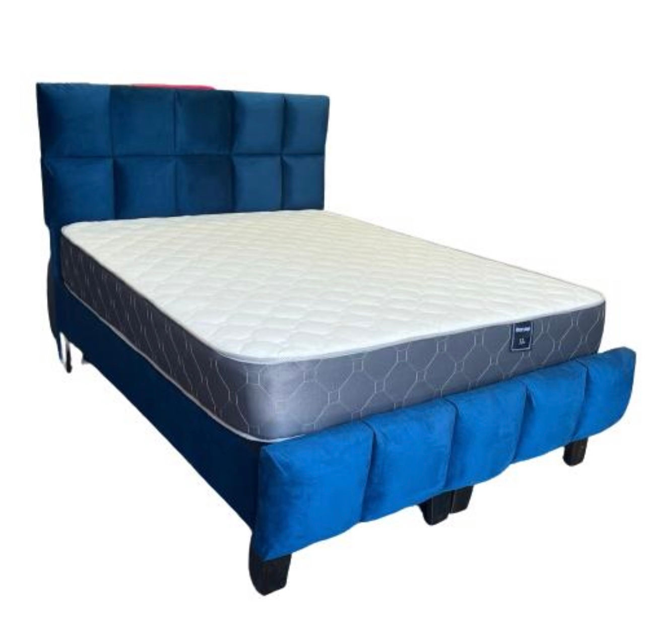 Cama 2P HVM Azul Oscuro Cubo