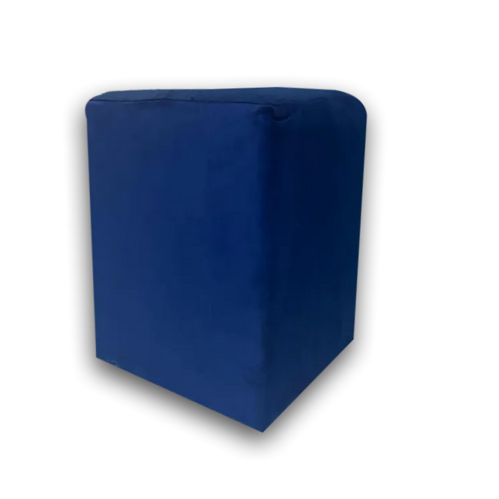 Miniatura: Pouf HVM Azul Felpa