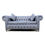 Miniatura: Sofa HVM Chesterfield 3C Gris