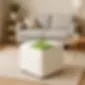 Puff HVM Boton Blanco con Verde