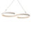 Thumbnail: Contemporary Acrylic LED Swirl Shaped Light Fixture
